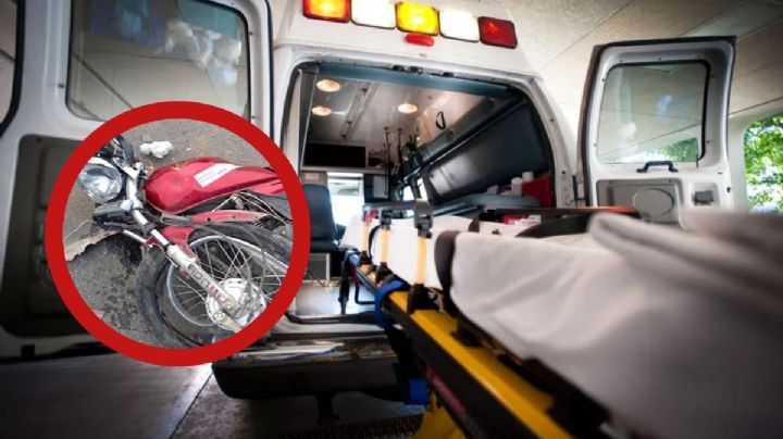 Mecánico sale a probar auto de cliente y atropella salvajemente a pareja en moto; están graves