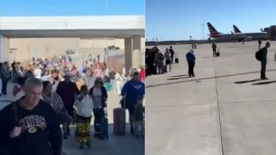 Evacúan y suspensión de vuelos en aeropuerto de Kansas por alerta de seguridad | VIDEO