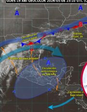 Foto descriptiva de: Tormenta invernal traerán lluvias, vientos intensos y riesgo de torbellinos a Nuevo Laredo