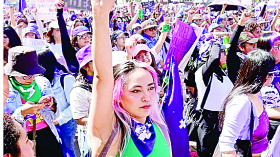 Día Internacional de la Mujer: ¡Gritan de dolor, amor y esperanza!