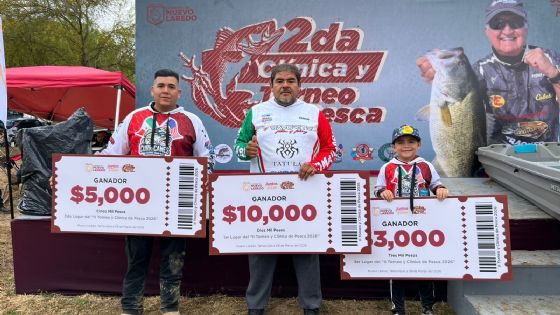 Responden familias a Torneo y Clínica de Pesca; participan 172 competidores