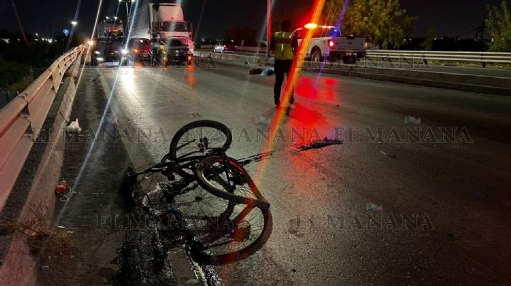 Abuelito ciclista muere atropellado en Nuevo Laredo; auto 'fantasma' lo embistió en Carretera Aeropuerto