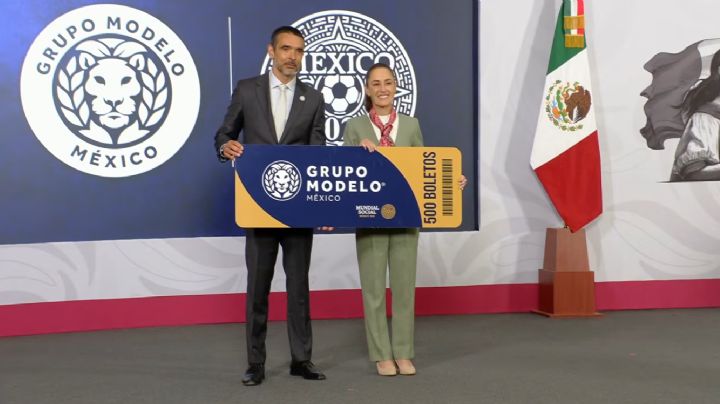 Grupo Modelo regalará 500 boletos para el Mundial 2026; presentan avances de canchas y Mundialito Escolar