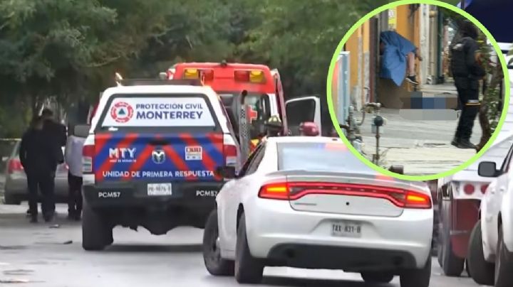 Madre e hijo son ejecutados a balazos frente a depósito en Monterrey; sicarios les dieron el tiro de gracia
