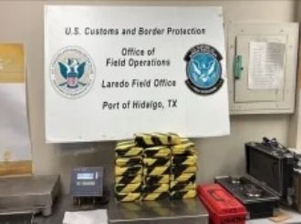 CBP asegura carga de 20.5 kilos de cocaína en Puente Internacional, valuados en 605 mil dólares