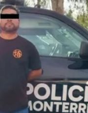 Foto descriptiva de: Fabián fingió ser policía de Tamaulipas en Monterrey; presentó esta 'peculiar' credencial