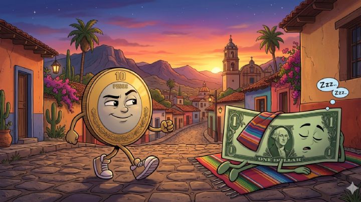 Lento, pero seguro: peso mexicano adelanta al dólar; tipo de cambio al cierre HOY martes 14 de abril