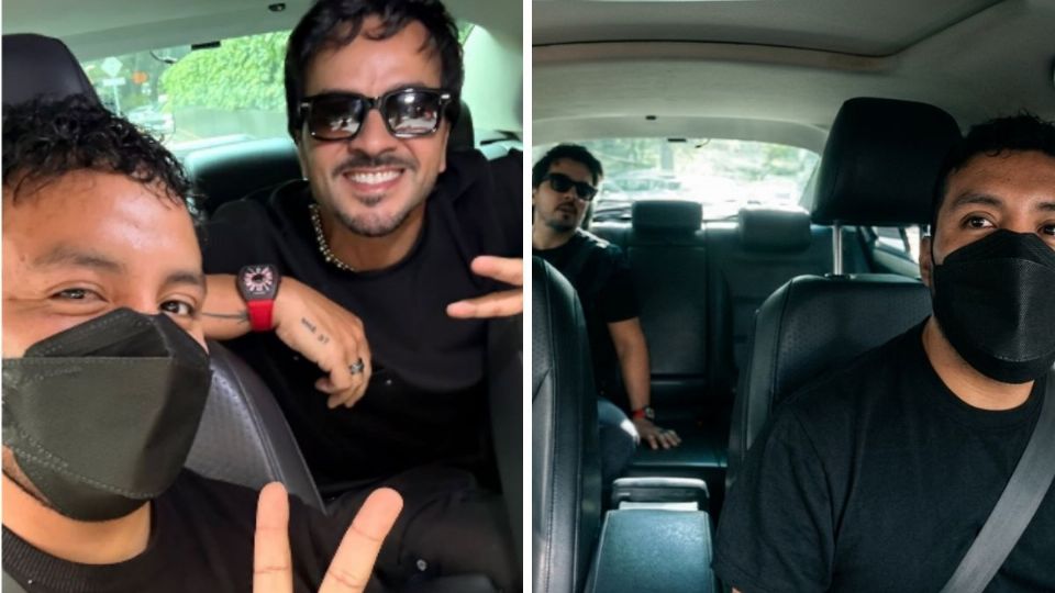 Así reaccionó un conductor de CDMX tras descubrir que se pasajero era Luis Fonsi