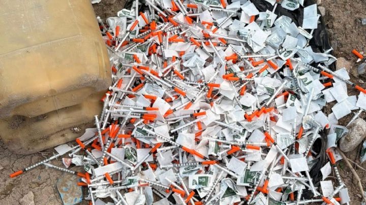 Alerta sanitaria en Nuevo Laredo por basurero de jeringas usadas; vecinos del ejido El Progreso denuncian