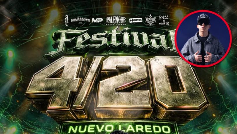 Festival 4/20 en Nuevo Laredo: Omar Camacho participará en el concierto de música urbana