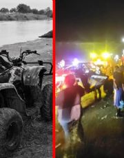 Foto descriptiva de: Continúa la búsqueda de Ángel Emmanuel, de 14 años, arrastrado por el río Bravo en Nuevo Laredo