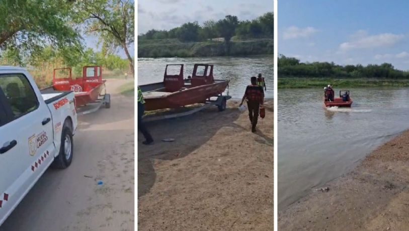 Retoman maniobras para hallar cuerpo de Ángel, de 14 años, en el río Bravo | VIDEO