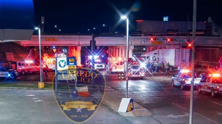 Persecución en Santa Úrsula y Calton causa choque y caos vial en Laredo; hay 9 lesionados