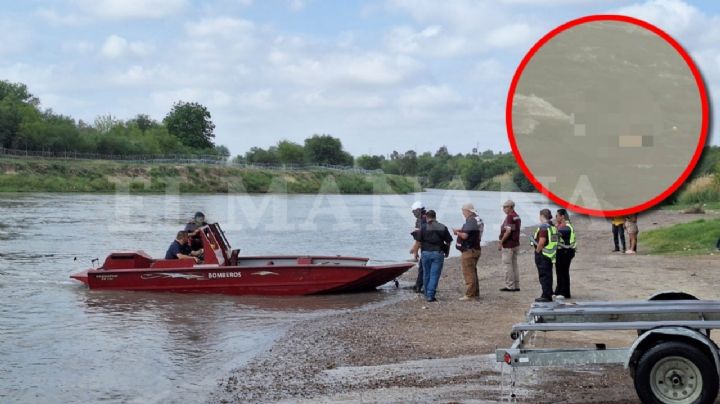 Rescatan cuerpo sin vida de hombre en río Bravo, a la altura del barrio Santa Rita