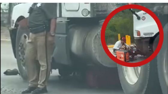 Tráiler aplasta a repartidor de DiDi Food y lo deja destrozado; así fue la tragedia | VIDEO