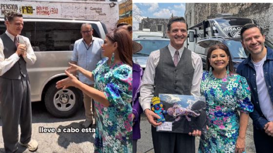 Pedro Pascal visita CDMX por su cumpleaños y Clara Brugada le da simbólicos regalos | VIDEO