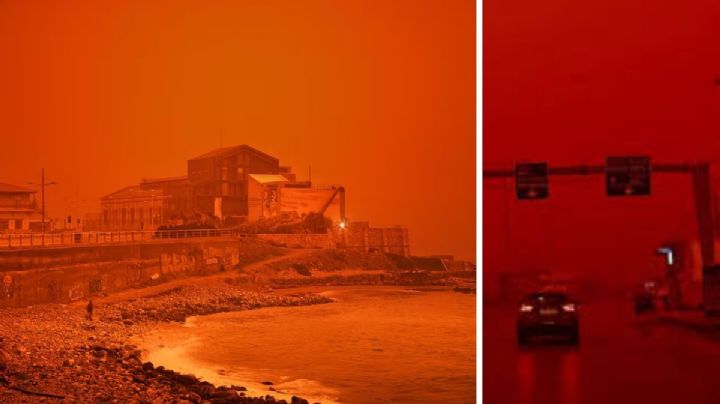 Polvo del Sahara 'pinta' de rojo a países en Europa; ¿llegará a Tamaulipas?