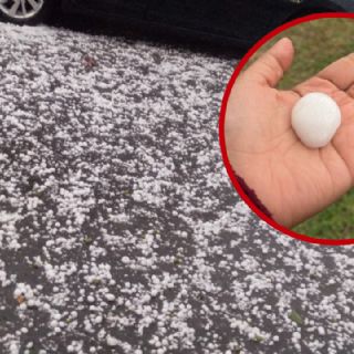 Tormenta con granizo de gran tamaño sorprende a regios; hielo cubre calles en Monterrey | VIDEO