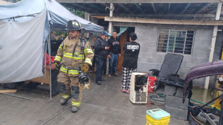 Conato de incendio por aire acondicionado moviliza a bomberos en Nuevo Laredo