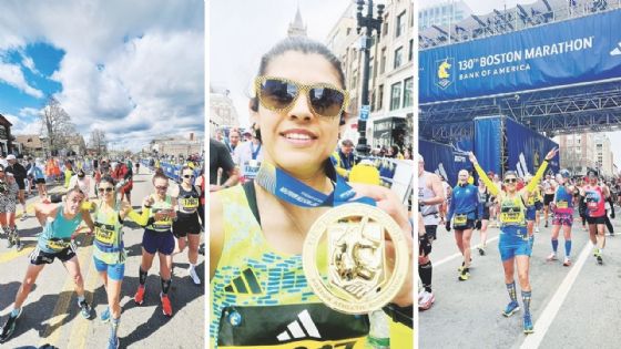 Lucy Gámez, atleta de Nuevo Laredo, rompe su propia marca en el Maratón de Boston