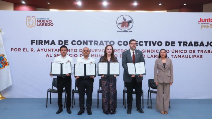 Nuevo Laredo y sindicato logran acuerdo laboral; aumentan prestaciones para empleados municipales