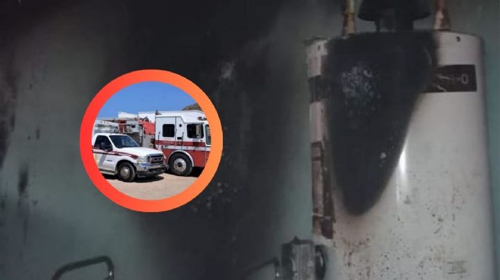 Joven intenta prender el boiler y provoca explosión; así quedó tras el violento flamazo