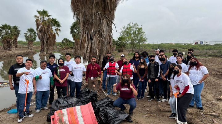 Estudiantes de Nuevo Laredo se suman a jornada ambiental por el Día de la Tierra