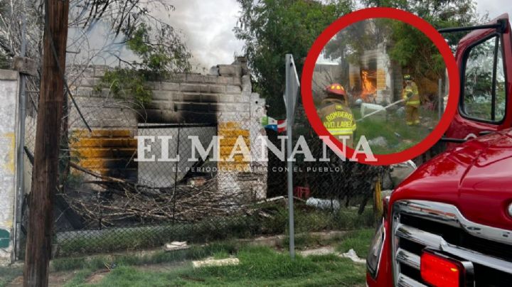 Incendio en casa de Nuevo Laredo desata pánico en la colonia Juárez: vecinos temían que fuego se propagara