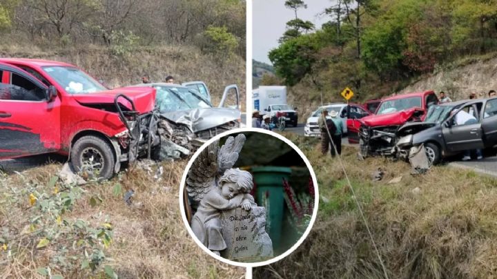 Bebé muere en choque entre autobús y auto en carretera México–Tuxpan