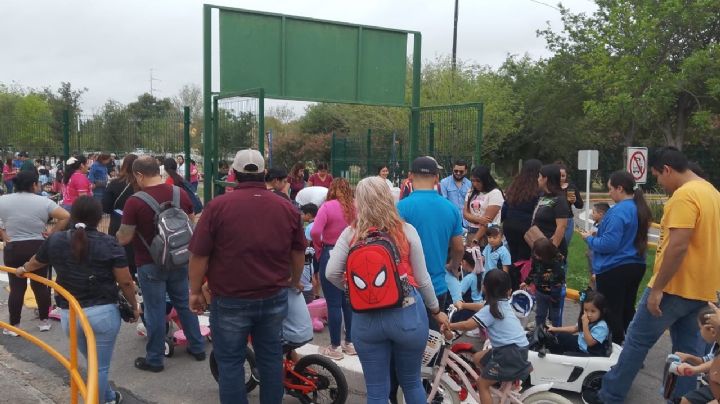Parque Viveros se convierte en aula vial; niños disfrutan y aprenden sobre seguridad en las calles