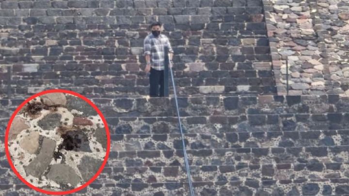 Aún hay huellas de la balacera en Teotihuacán; lo que encontraron turistas en la Pirámide de la Luna | VIDEO