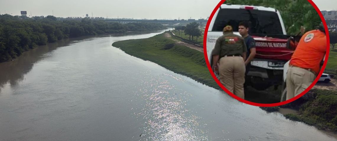 Río Bravo cobra una víctima más; hombre es encontrado flotando tras intensa búsqueda