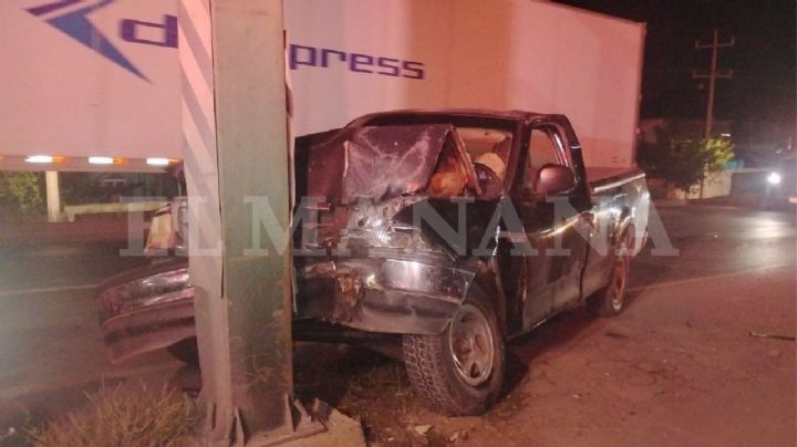 Conductora ebria provoca  aparatoso accidente en Nuevo Laredo y deja dos lesionados; entre ellos a niño de 6 años