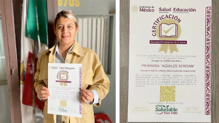 Certifican a la Primaria Aquiles Serdán como 'Escuela Promotora de Salud'