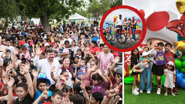Fiesta, regalos y diversión: celebran cientos el Festival del Día del Niño con El Mañana y la Fundación Heriberto Deándar Amador