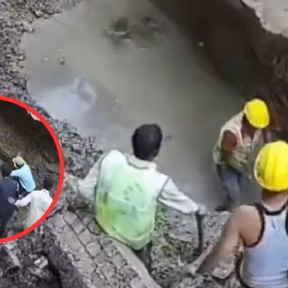 Trabajador muere sepultado en obras de reparación del drenaje | VIDEO