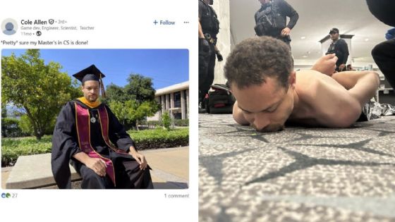 Cole Tomas Allen, el tirador en le cena de Donald Trump, era un maestro de California