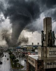 Foto descriptiva de: Temporada de tornados golpea al noreste; Nuevo Laredo entra en zona de riesgo