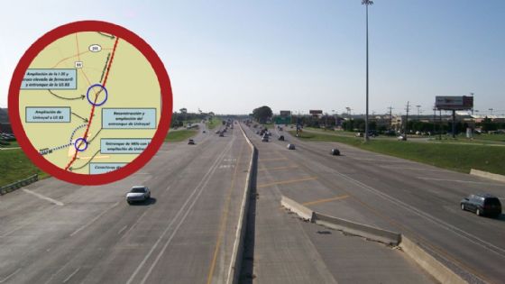 Ampliarán Carretera Interestatal 35 en Laredo; este jueves TxDOT explicará el proceso
