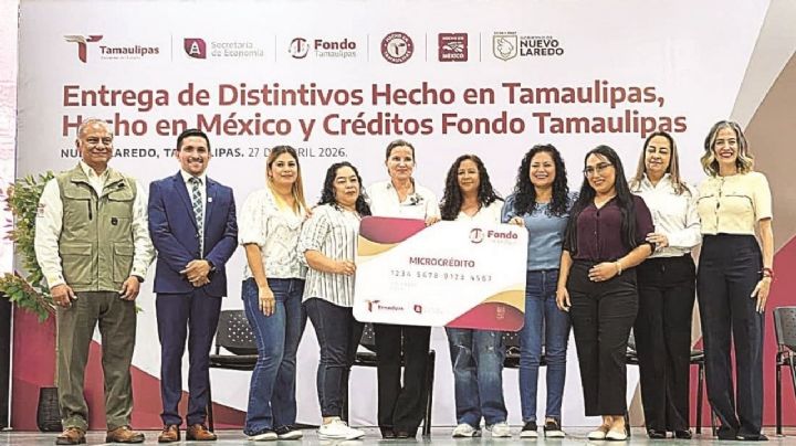 Entregan apoyos a emprendedores de Nuevo Laredo