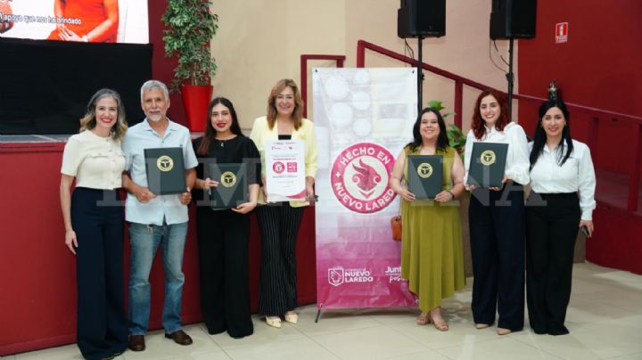 Emprendedores de Nuevo Laredo obtienen distintivos; más de 40 negocios reciben sello ‘Hecho en Tamaulipas’