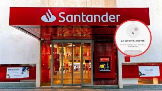 Aplicación de Santander colapsa en quincena; usuarios no pueden entrar a su banca móvil en México