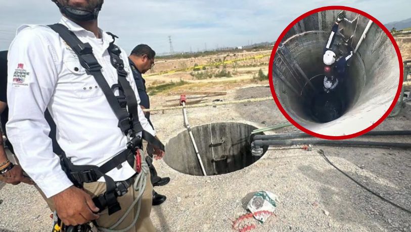Hombre se desmaya con gases tóxicos y muere en pozo séptico; cayó de 14 metros de altura | VIDEO