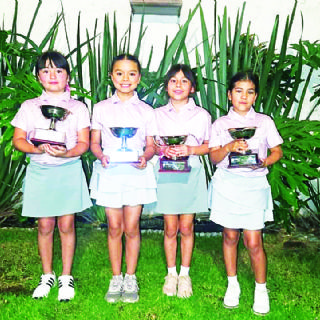 Brillan niñas de Nuevo Laredo en el torneo de golf Lorena Ochoa
