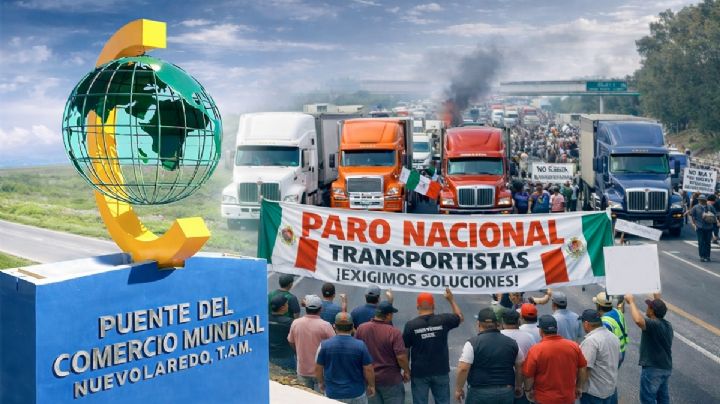 Incertidumbre por bloqueos de transportistas este lunes; ¿afectará el paro a los Puentes Internacionales de Nuevo Laredo?