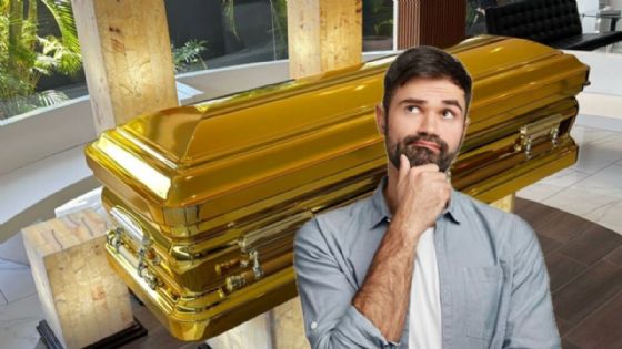 ¡Igual que el de 'El Mencho'!: aparece ataúd dorado en funeraria de Colima; ¿de quién es?
