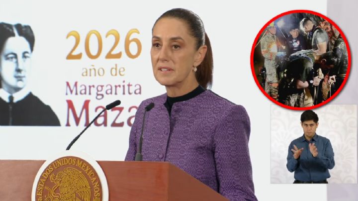 Sheinbaum celebra rescate en Sinaloa; encuentran con vida a minero tras 13 días
