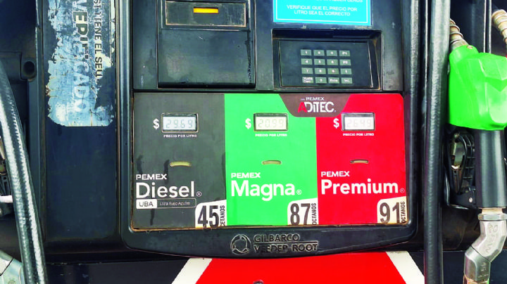 Se dispara precio del diésel en Nuevo Laredo