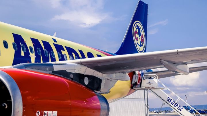 Casi no la contaban: avión del Club América sufre falla técnica tras la Leagues Cup