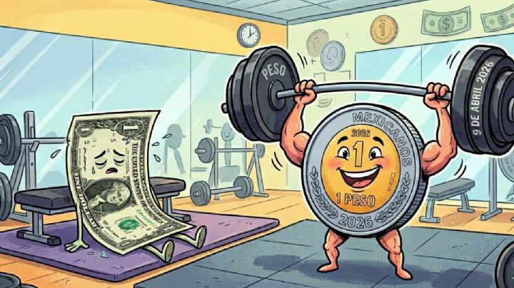 Peso mexicano se fortalece frente al dólar; tipo de cambio HOY 9 de abril del 2026
